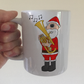 Tenor Horn Christmas Mug - Santa Playing Tenor Horn - Gift For Horn Player - Brass Musician Xmas Gift