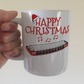Harmonica Christmas Mug - Harp Player Xmas Gift - Blues Musician Mug