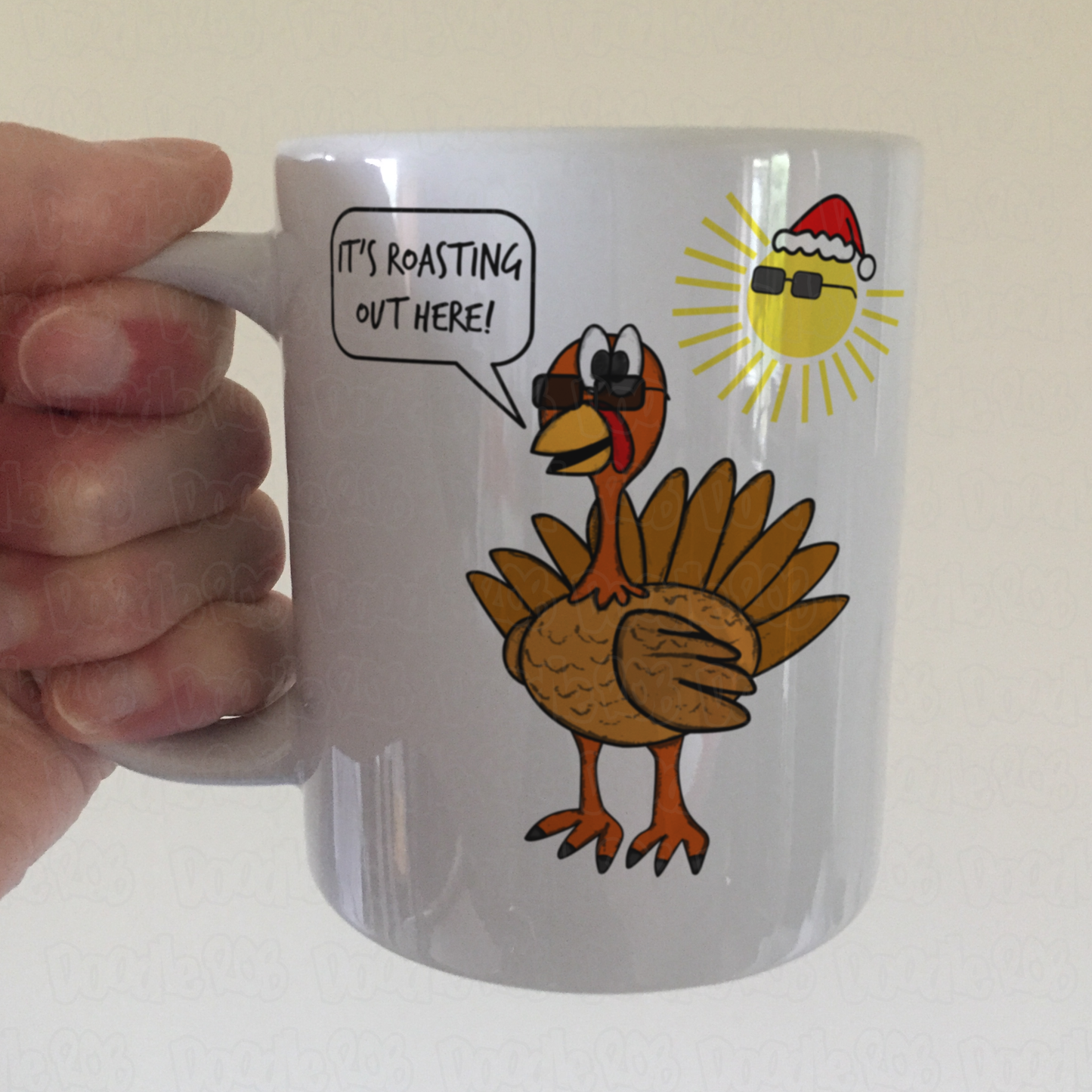 Christmas Turkey Mug - Christmas In July Mug - Summer Xmas Gift - Funny Christmas Mug