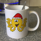Octopus Christmas Mug - Christmas In July Mug - Marine Biologist Xmas Gift