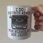 Church Admin Mug - For Miracles, Ask Jesus - Christian Administrator Gift
