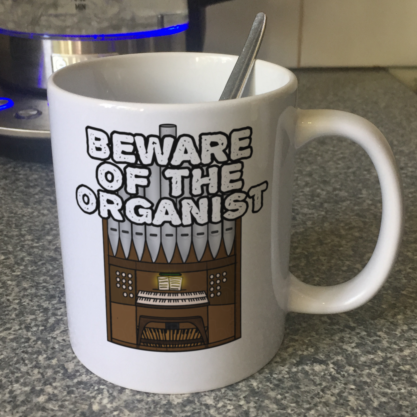 Church Organist Mug - Beware Of The Organist - Funny Church Organ Gift