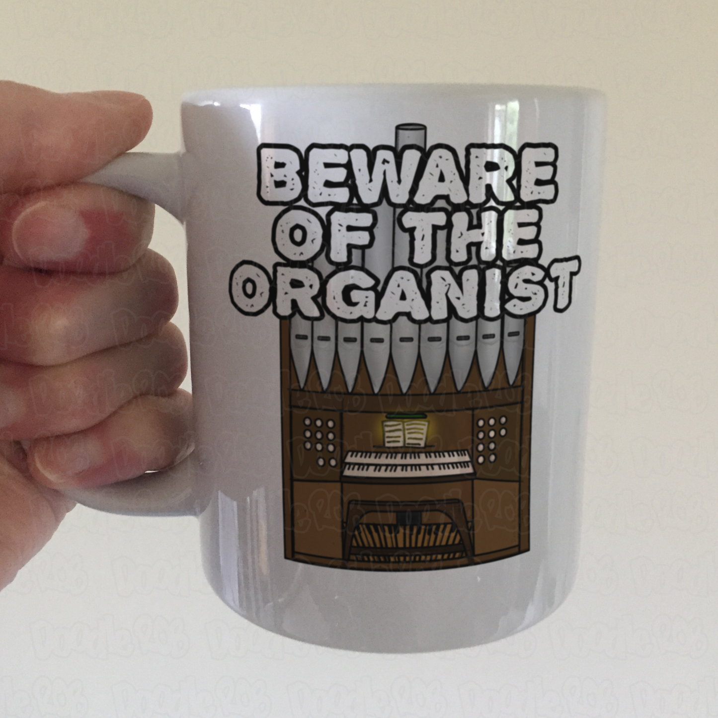 Church Organist Mug - Beware Of The Organist - Funny Church Organ Gift