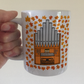 Autumn Church Organ Mug (Leaves) - Gift For Organist - Musician Gift For Fall or Thanksgiving