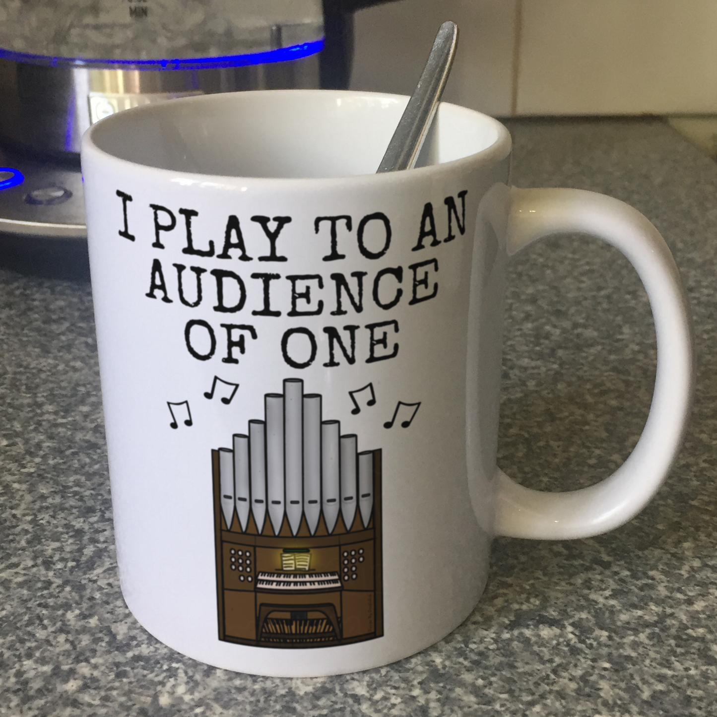 Church Organist Mug - I Play To An Audience Of One - Christian Musician Gift