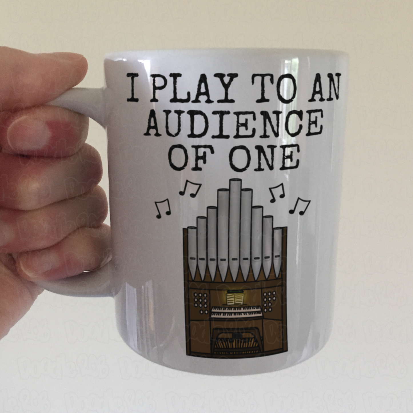 Church Organist Mug - I Play To An Audience Of One - Christian Musician Gift