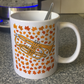 Autumn Cornet Mug (Leaves) - Gift For Cornetist - Brass Musician Gift For Fall or Thanksgiving