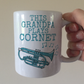Cornet Father's Day Mug - This Grandpa Plays Cornet - Cornetist Brass Musician Gift