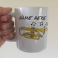 Cornet Personalised Mug - Gift For Brass Musician