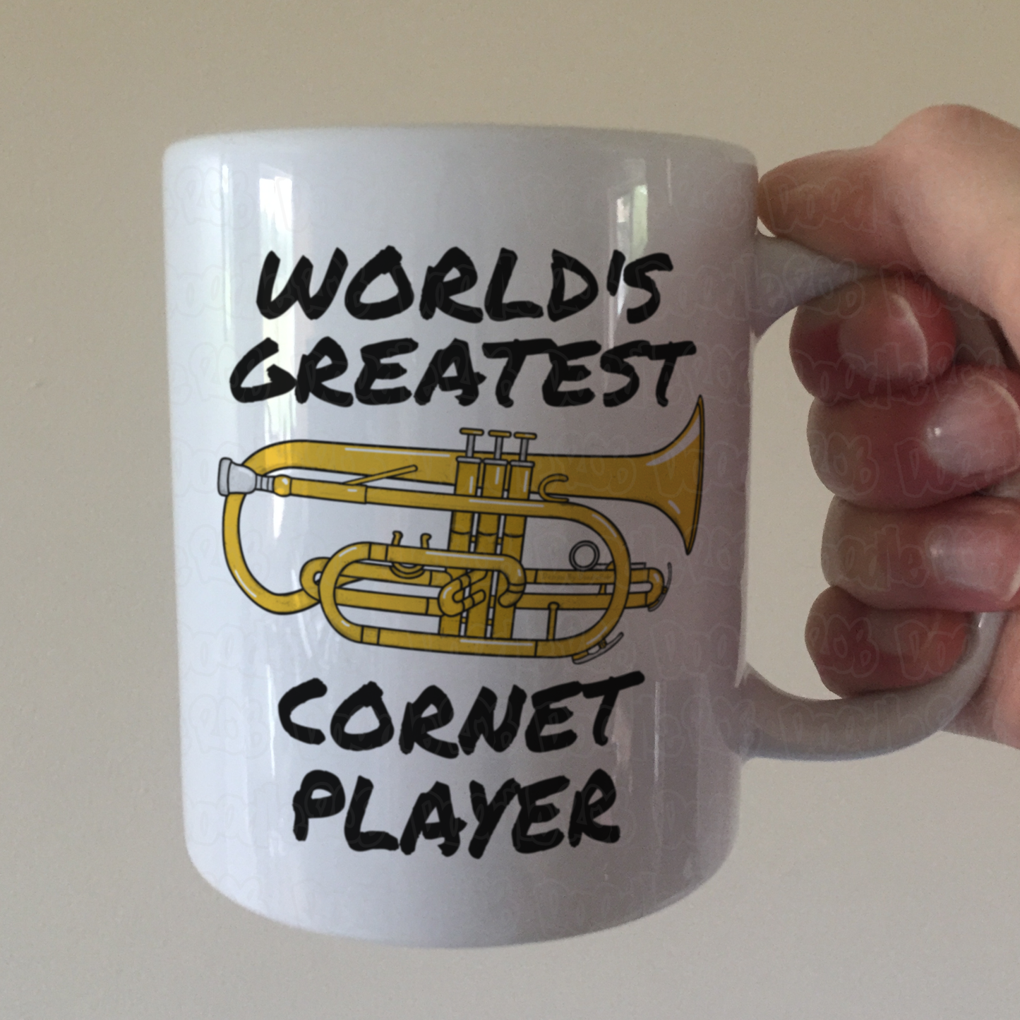 Cornetist Mug - World's Greatest Cornet Player - Brass Musician Gift