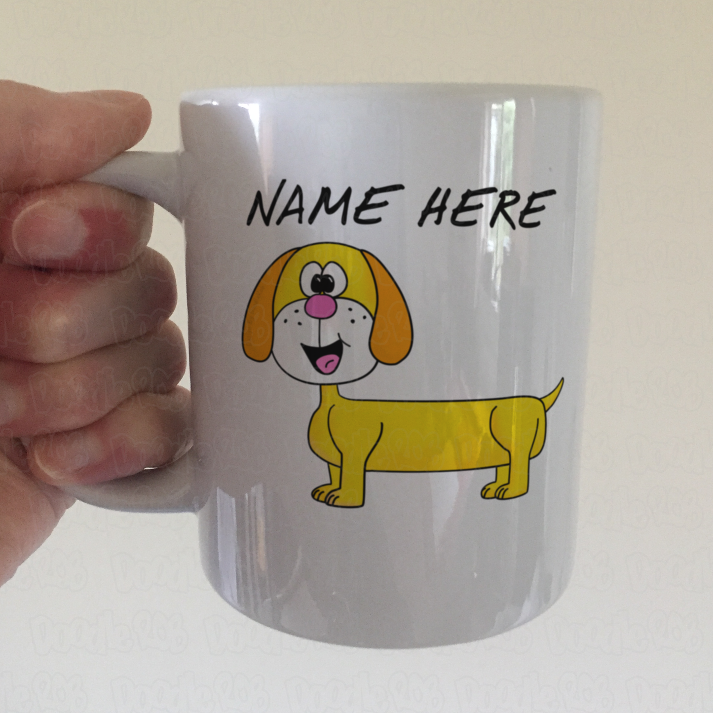 Dachshund Personalised Mug - Dog Lover Mug - Sausage Dog Custom Gift For Her