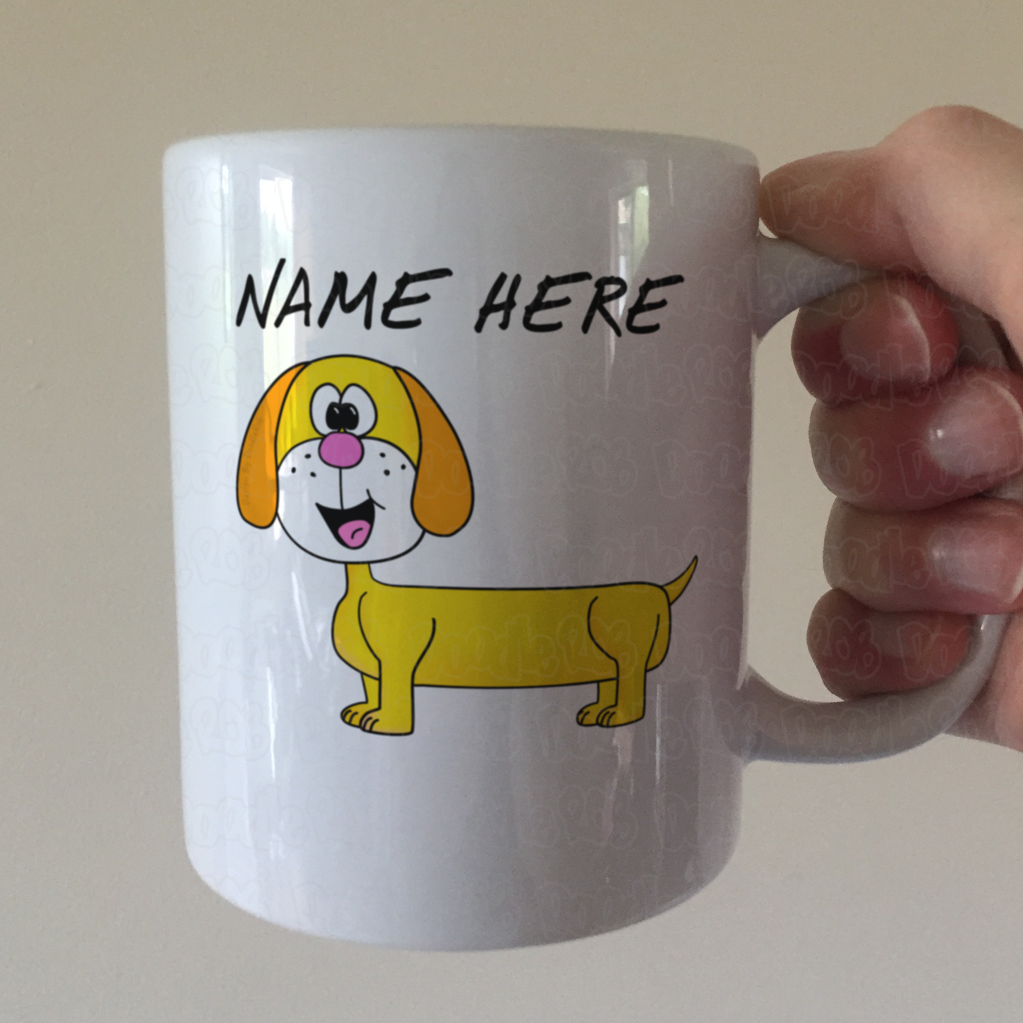 Dachshund Personalised Mug - Dog Lover Mug - Sausage Dog Custom Gift For Her