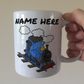 Steam Train Personalised Mug (Blue) - Custom Railway Gift