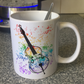 Double Bass Rainbow Mug - Gift For Bassist - Bass Teacher Mug - Jazz Musician Gift