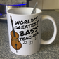 Double Bass Teacher Mug - World's Greatest Bass Teacher - Gift For Bassist