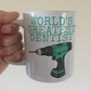 Funny Dentist Mug (Drill) - World's Greatest Dentist - Funny Gift For Dentist