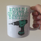 Funny Dentist Mug (Drill) - World's Greatest Dentist - Funny Gift For Dentist