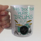 Doctor Drummer Mug - This Doctor Plays Drums - Musician Gift For Doctor