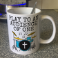 Church Drummer Mug - I Play To An Audience Of One - Christian Musician Gift