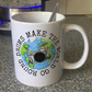 Drummer Mug - Drums Make The World Go Round - Gift For Drum Teacher - Earth Day Mug