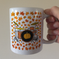 Autumn Drum Kit Mug (Leaves) - Gift For Drummer - Percussionist Musician Gift For Fall or Thanksgiving