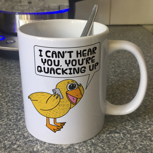 Funny Duck Mug - You're Quacking Up - Gift For Wildlife Lover - Funny Gift For Teenager