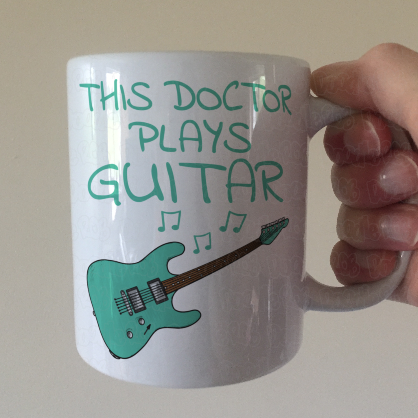 Doctor Electric Guitar Mug - This Doctor Plays Guitar - Guitarist Gift For Doctor