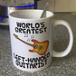 Left Handed Guitar Mug - World's Greatest Left-Handed Guitarist - Gift For Lefty Guitarist