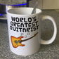 Electric Guitar Mug - World's Greatest Guitarist - Guitar Teacher Gift
