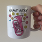 Floral Euphonium Mug - Custom Euphonium Mug - Personalised Brass Musician Gift