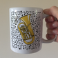 Euphonium Musical Notes Mug - Gift For Euphoniumist - Brass Musician Gift