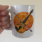 Autumn Violin Mug - Violinist Mug - String Teacher Gift