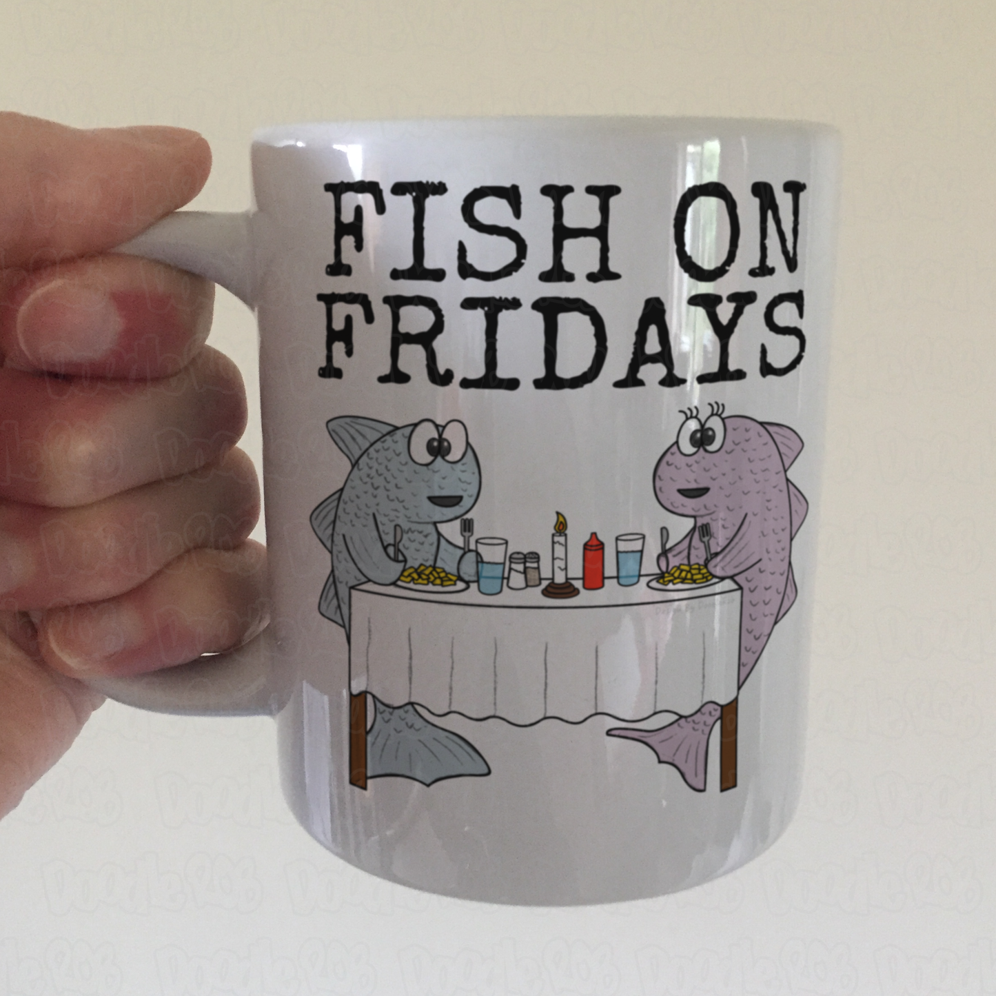 Funny Fishing Mug - Fish On Fridays - Funny Gift For Chef - Gift For Fish And Chips Lover
