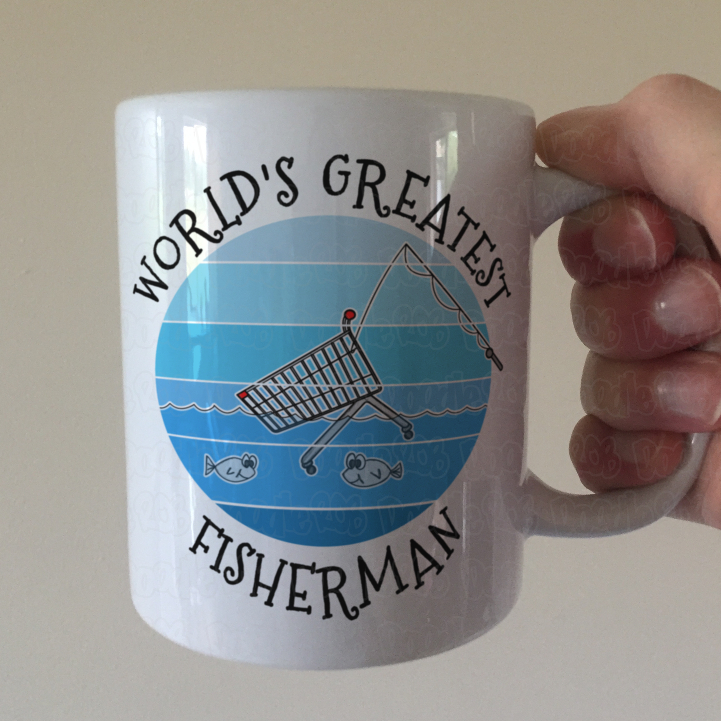 Funny Fishing Mug - World's Greatest Fisherman - Retirement Gift For Him