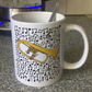 Flugelhorn Musical Notes Mug - Gift For Horn Player - Brass Musician Gift
