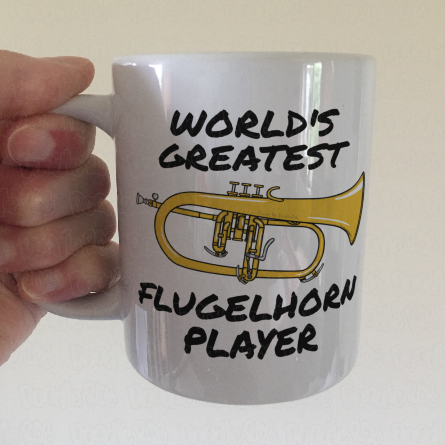 Flugelhorn Mug - World's Greatest Flugelhorn Player - Brass Musician Gift