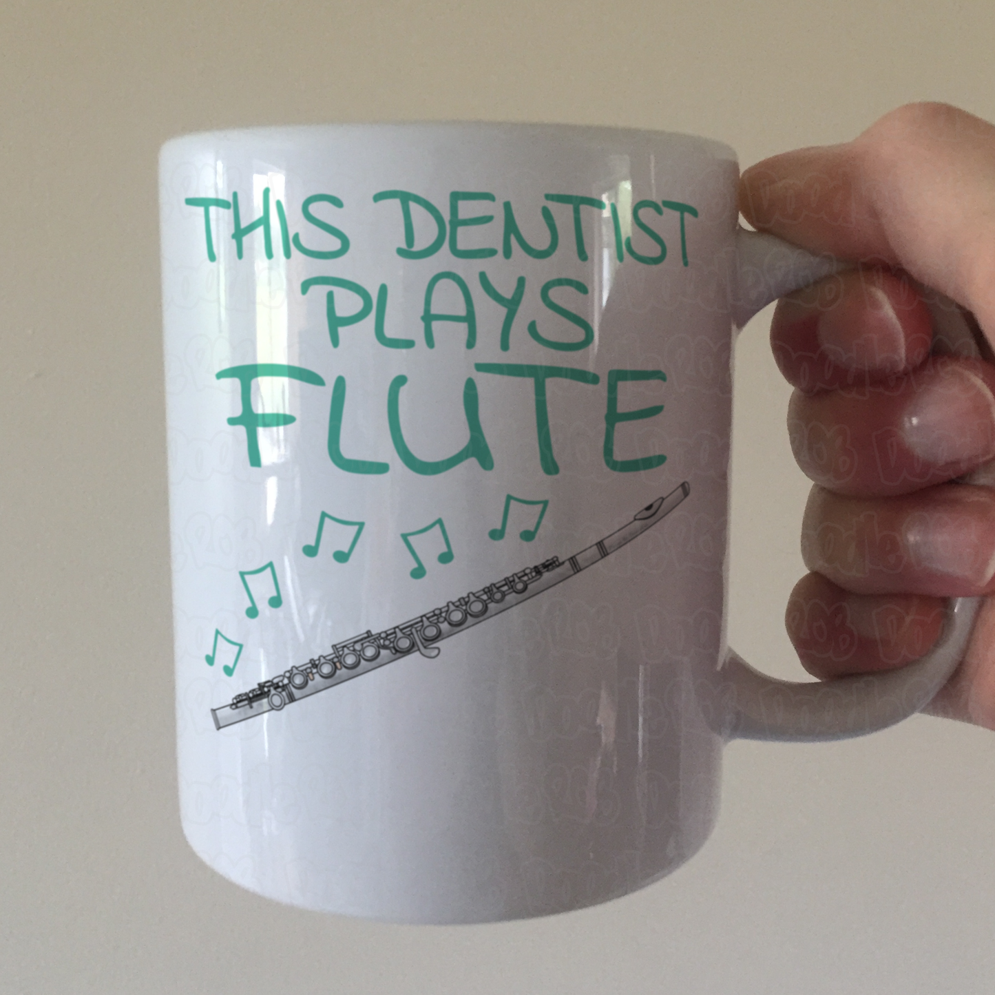 Dentist Flute Mug - This Dentist Plays Flute - Flautist Gift For Dentist
