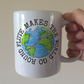 Flute Mug - Flute Makes The World Go Round - Gift For Flautist - Flute Teacher Mug