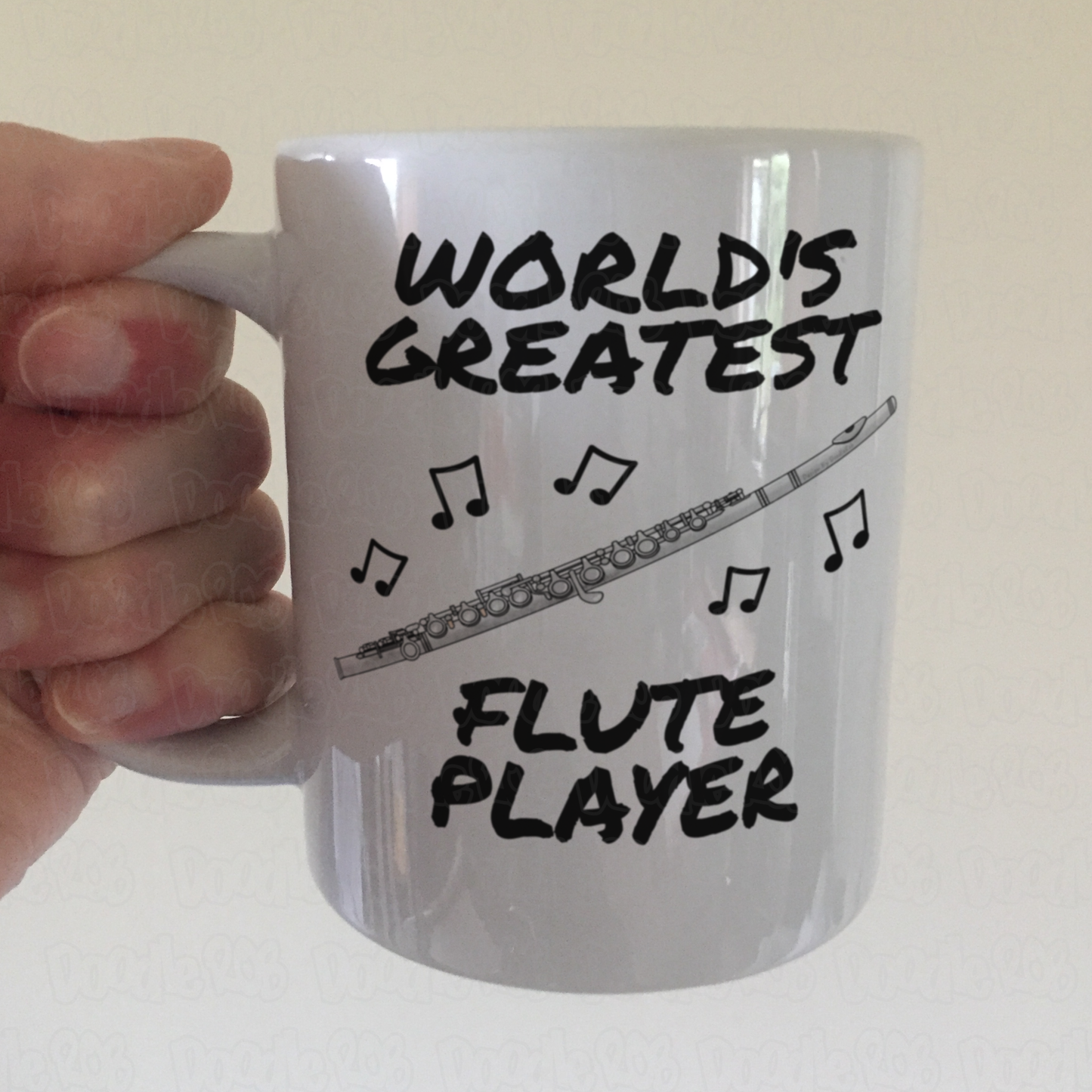 Flautist Mug - World's Greatest Flute Player - Woodwind Teacher Gift