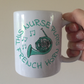 Nurse French Horn Mug - This Nurse Plays French Horn - Brass Musician Gift For Nurse