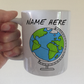 Geography Personalised Mug - Custom Gift For Travel Enthusiast - Geography Teacher Gift
