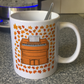 Autumn Harmonium Mug (Leaves) - Gift For Organist - Church Organ Mug - Musician Gift For Fall or Thanksgiving