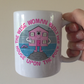 Funny Christian Mug - The Wise Woman Built Her House Upon The Rock - Church Gift For Her