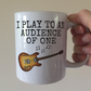 Church Guitarist Mug (Electric Guitar) - I Play To An Audience Of One - Worship Guitar Mug