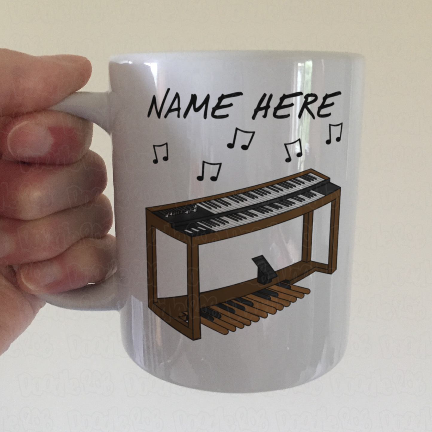 Jazz Organist Personalised Mug - Jazz Organ Custom Mug - Organ Teacher Gift - Gift For Rock Organist