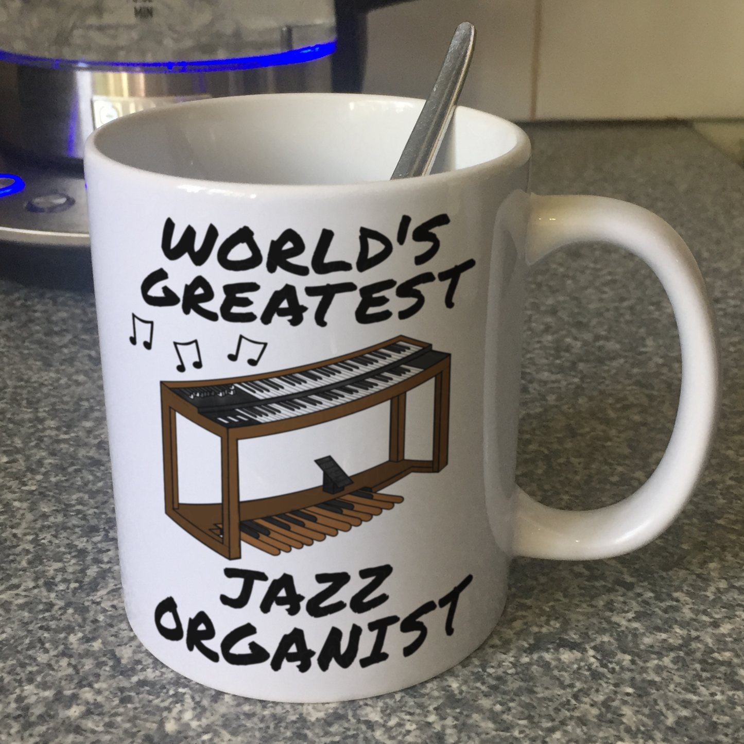Jazz Organ Mug - World's Greatest Jazz Organist - Organ Teacher Gift