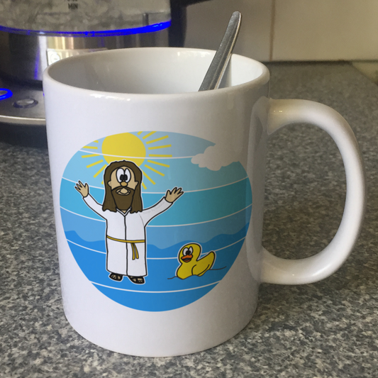 Jesus Walking On Water Mug - Funny Church Gift