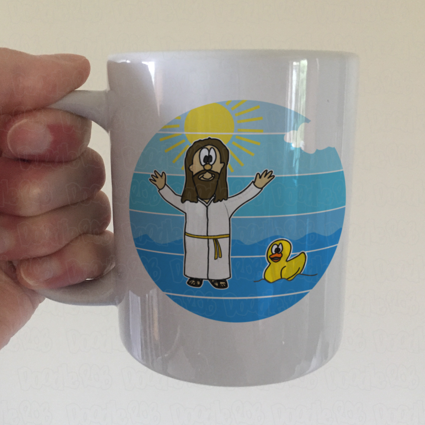 Jesus Walking On Water Mug - Funny Church Gift