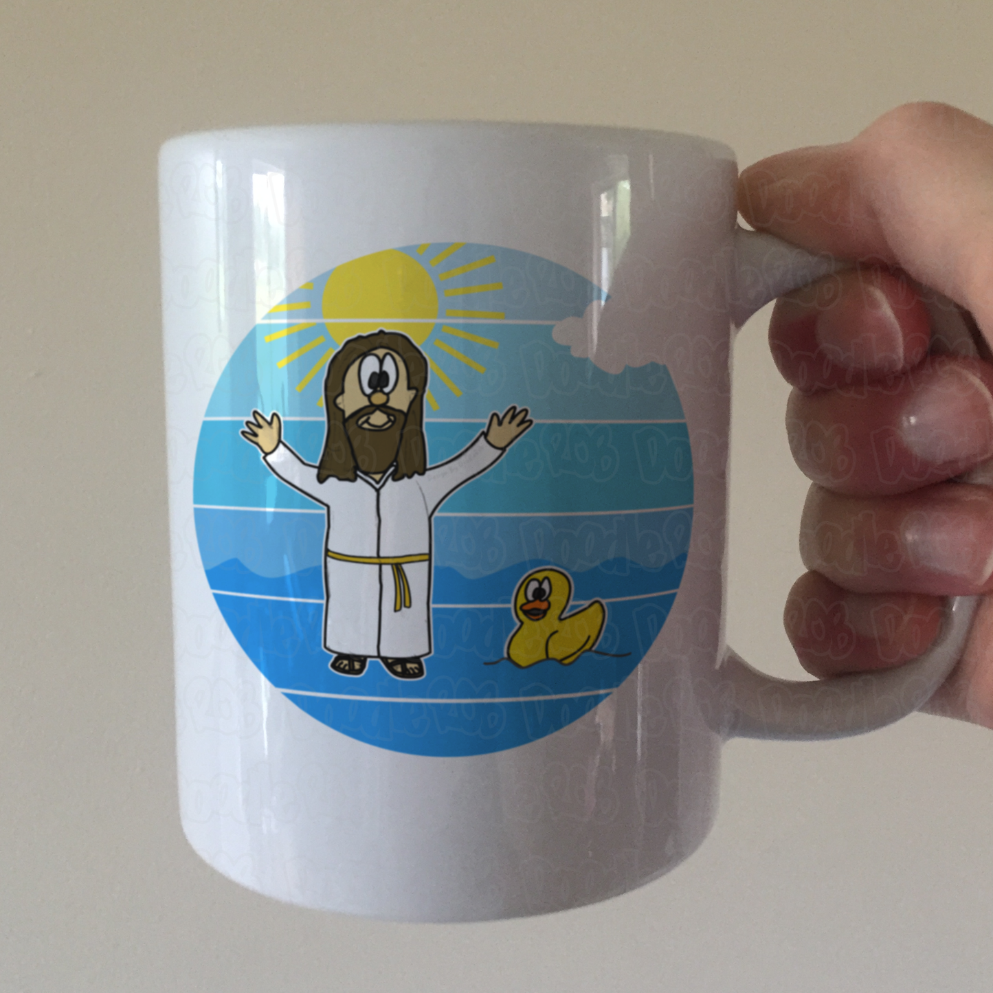 Jesus Walking On Water Mug - Funny Church Gift