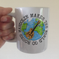 Mandolin Mug - Mandolin Makes The World Go Round - Gift For Mandolinist - Mandolin Teacher Mug